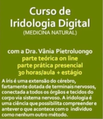 Curso Iridologia Digital