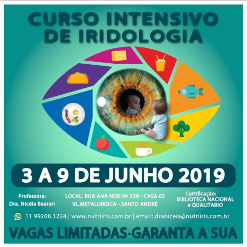 Curso Intensivo de Iridologia - Jun/2019